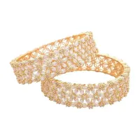 Elegant & Diamond Gold Bangle